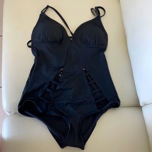 **NEW** Black one piece bathing Suit
